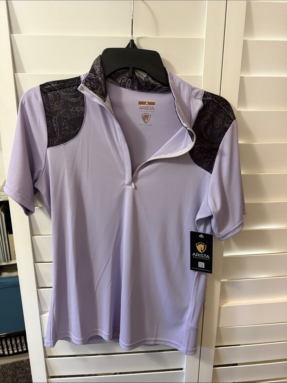 Arista short sleeve riding shirt